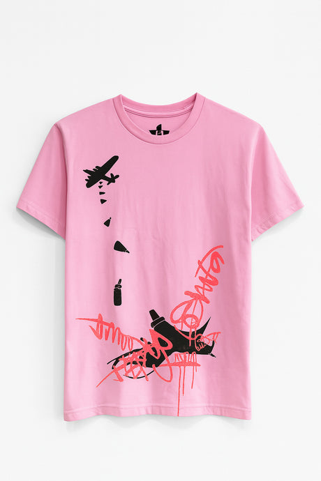 Bleach Bomb - IOSHVA UNISEX  T-Shirt - PINK