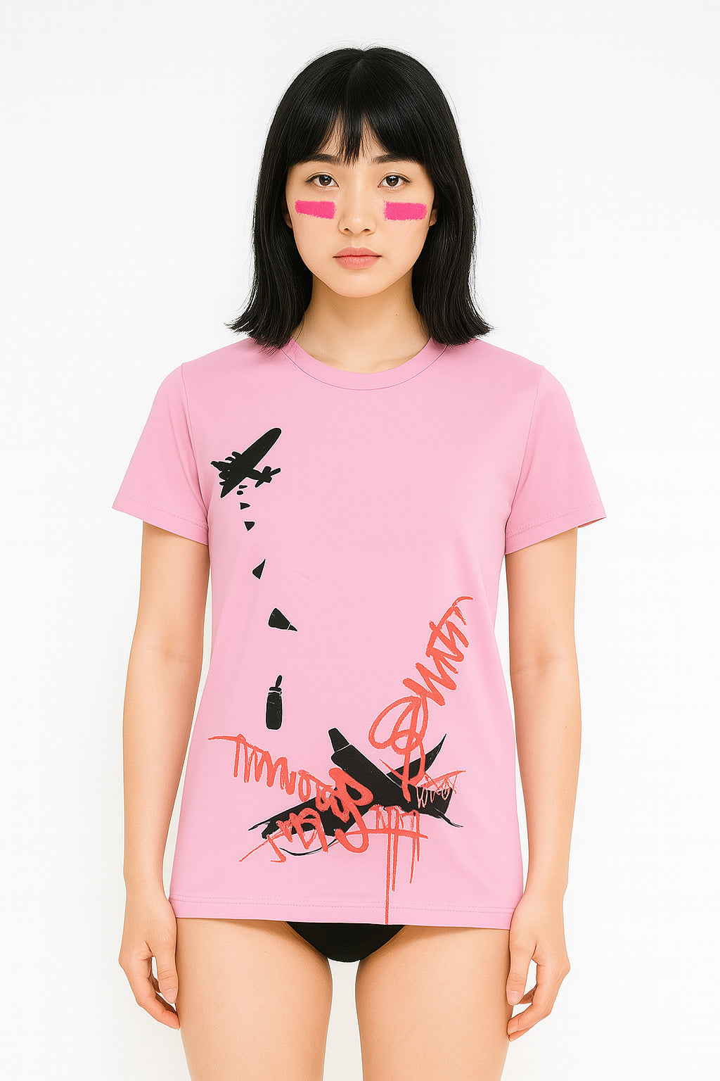 Bleach Bomb - IOSHVA UNISEX  T-Shirt - PINK