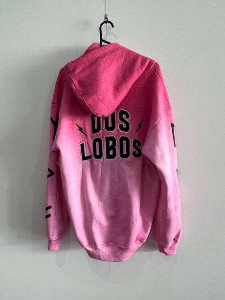 Savage Wolves - ROSE FADE - Cotton Fleece Hoodie