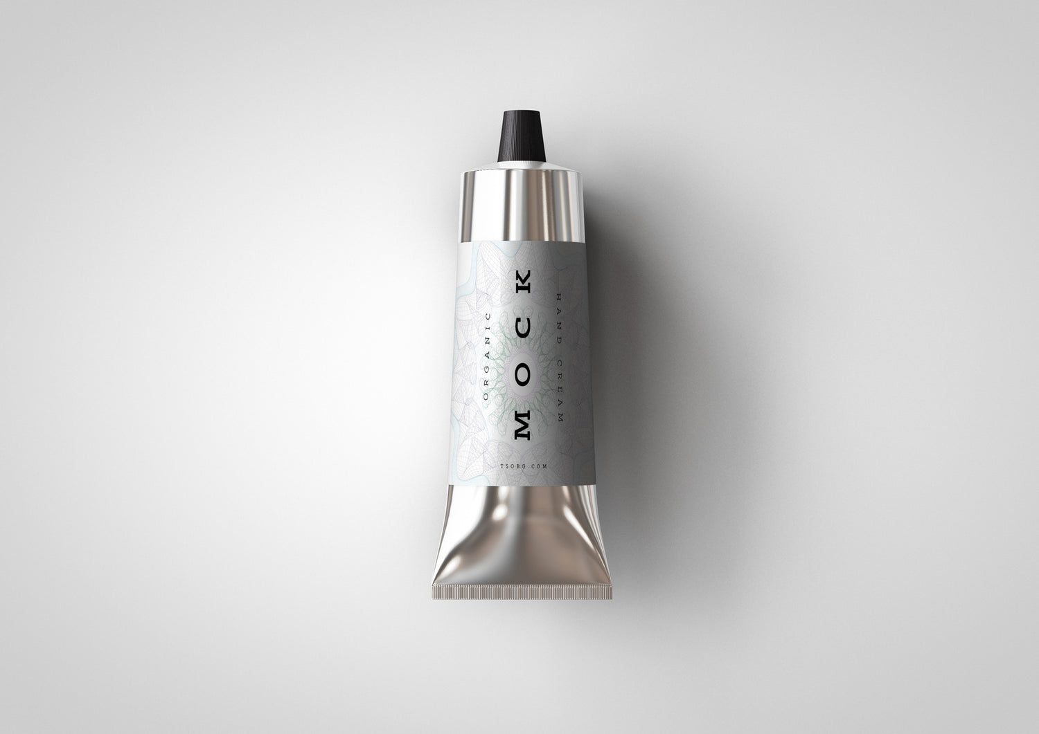 Aluminium - Metal - Laminated Plastic Cosmetics Tube and Box Mock-Up