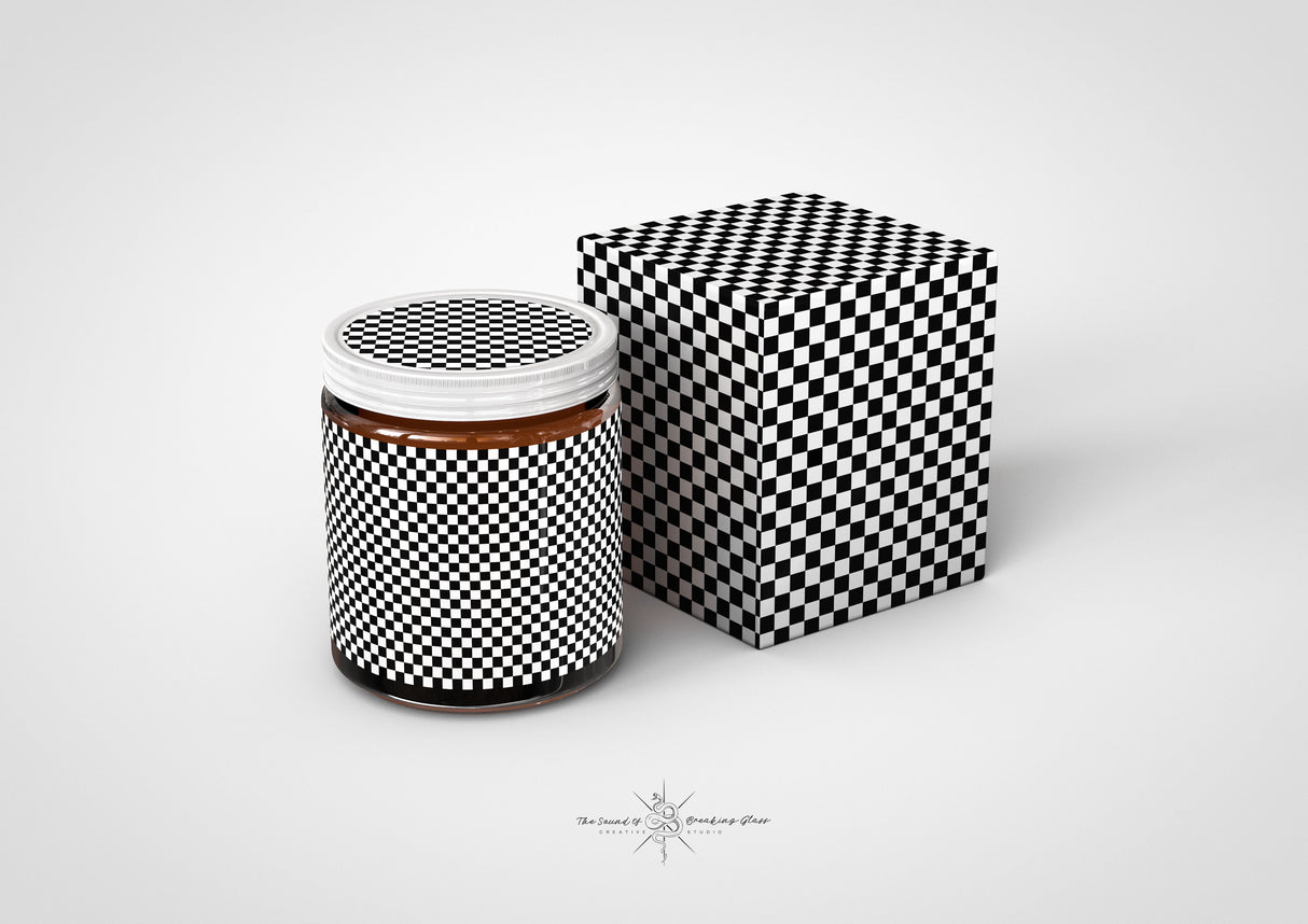 Brown Amber Glass | Food | Medical | Cosmetics Jar With Box Packaging Mock-Up