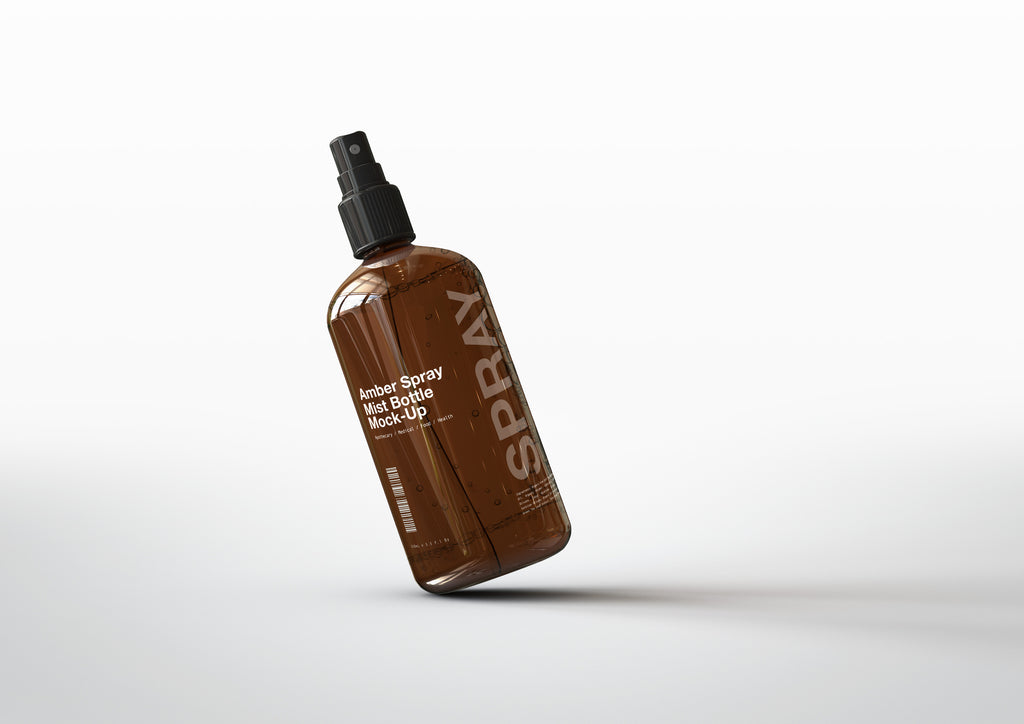 Amber Mist | Hair Spray | Spritzer Bottle Mock-Up