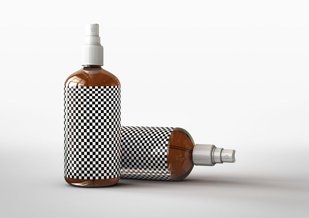 Amber Mist | Hair Spray | Spritzer Bottle Mock-Up