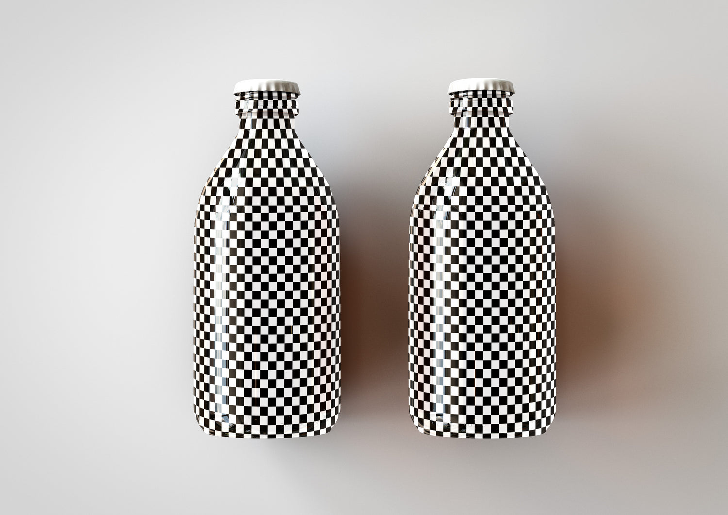 Cold Brew Coffee Bottle Mock-Up | Stubby Beer Bottle Mock-Up
