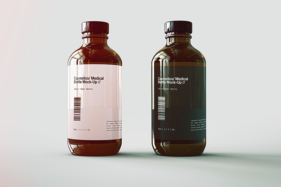 SUPPLEMENT BOTTLE MOCK-UP BUNDLE - Vitamins, Pills, Supplements Bottle Mock-Up