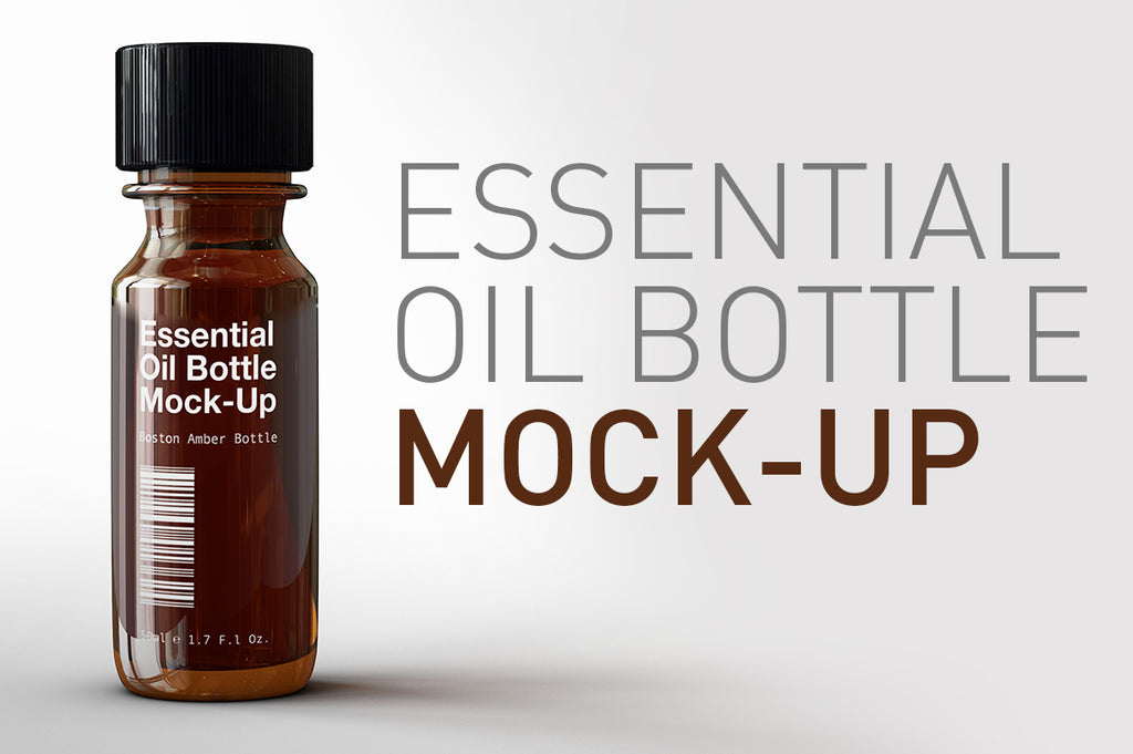 Essential Oil | Vial | Tincture Bottle Mock-Up
