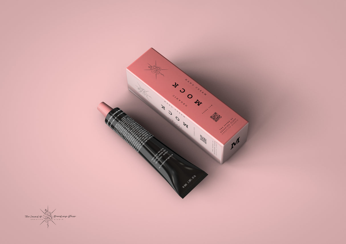 Aluminium - Metal - Laminated Plastic Cosmetics Tube and Box Mock-Up