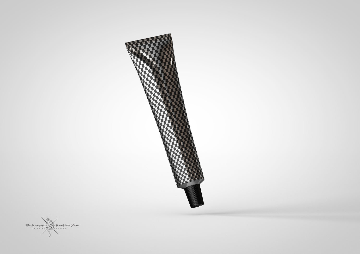 Aluminium - Metal - Laminated Plastic Cosmetics Tube and Box Mock-Up