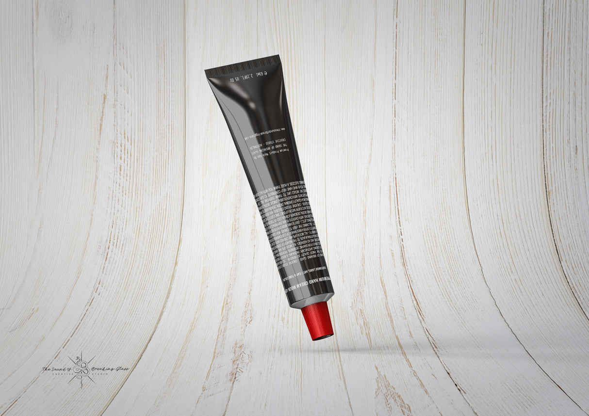 Aluminium - Metal - Laminated Plastic Cosmetics Tube and Box Mock-Up