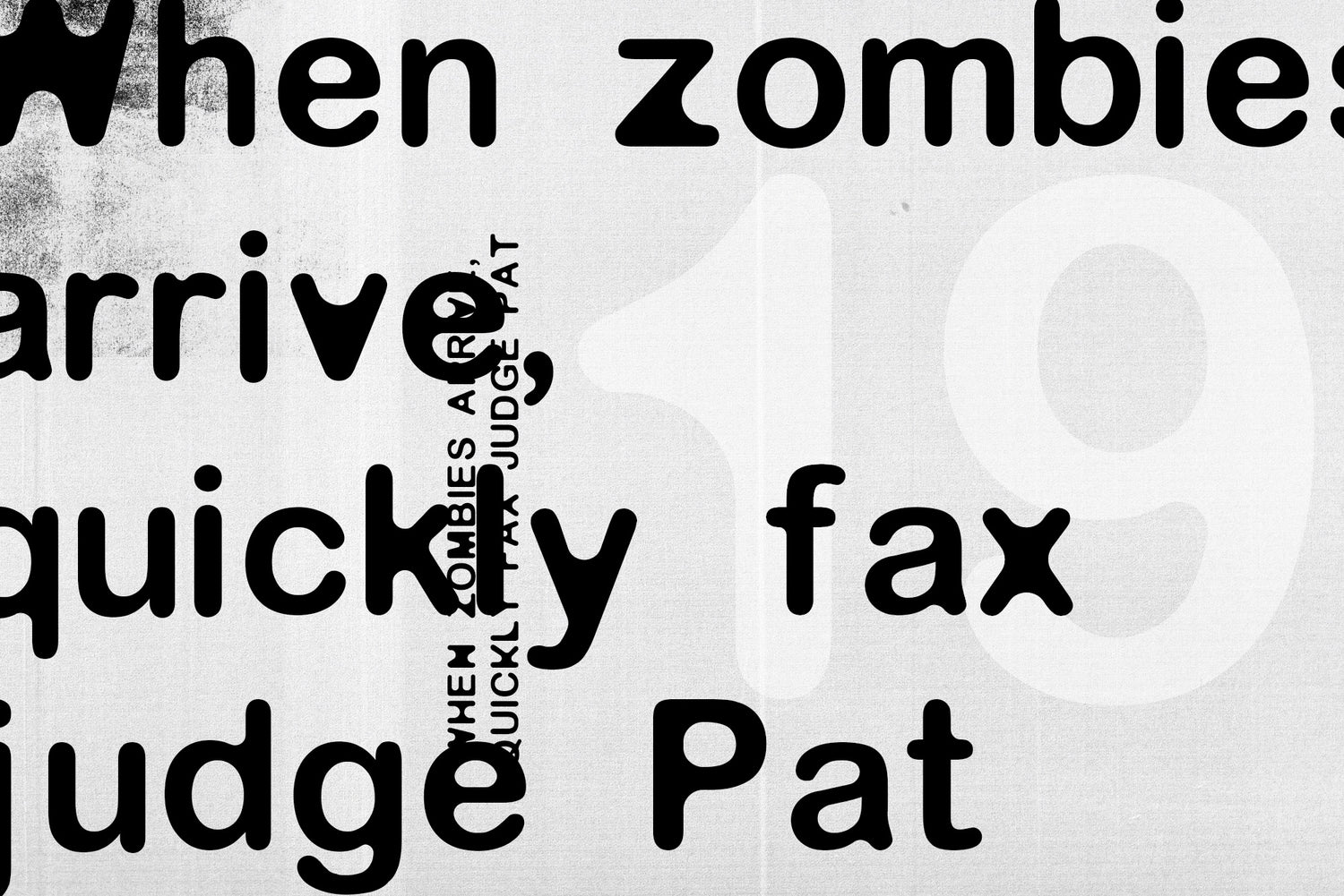 RayGum - Sans Serif Grunge Font - Free - Design by The Sound Of Breaking Glass