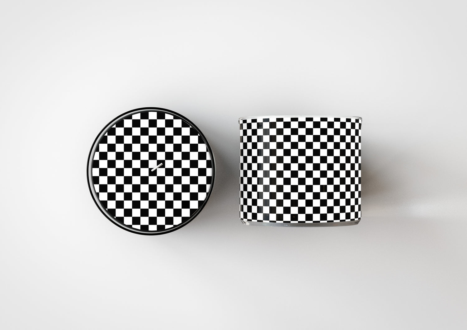 Scented Candle Mock-Up | Glass Candle In Jar & Box Packaging Mock-Up