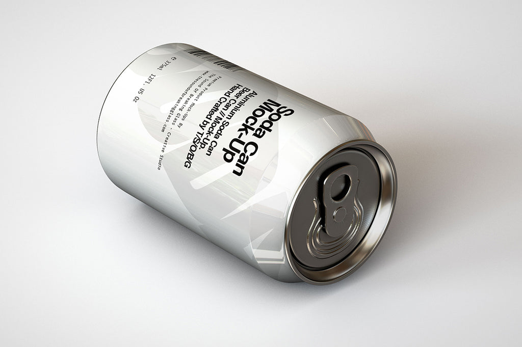 Soda Can | Beer Can Mock-Up | 355ml - 375ml - 12 US Fl oz