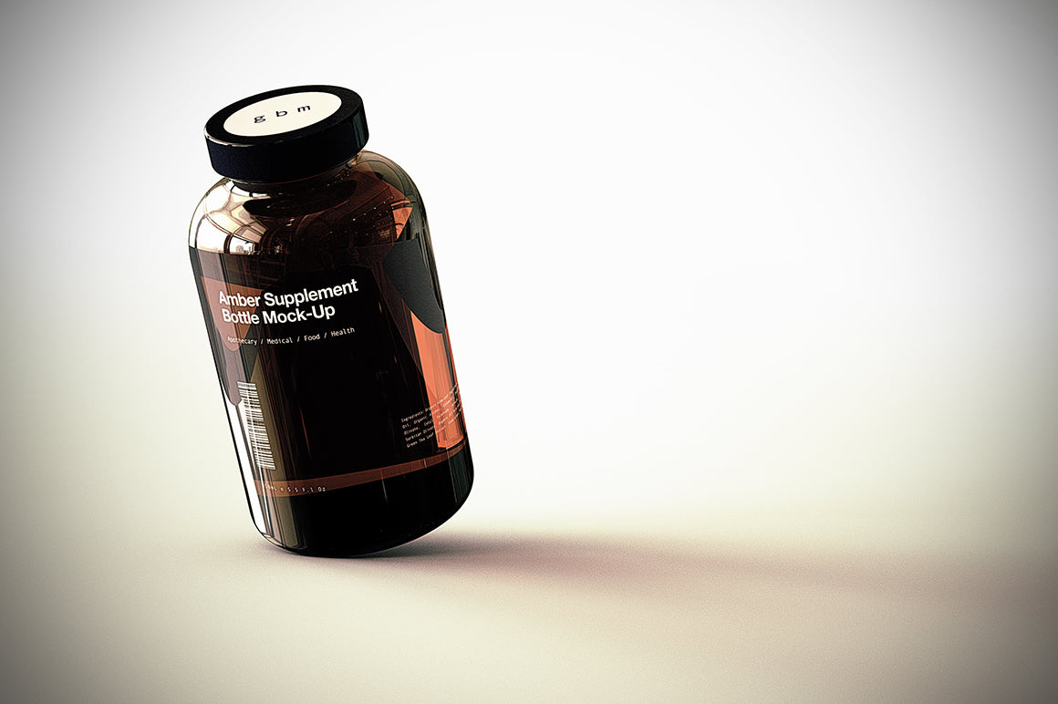 SUPPLEMENT BOTTLE MOCK-UP BUNDLE - Vitamins, Pills, Supplements Bottle Mock-Up