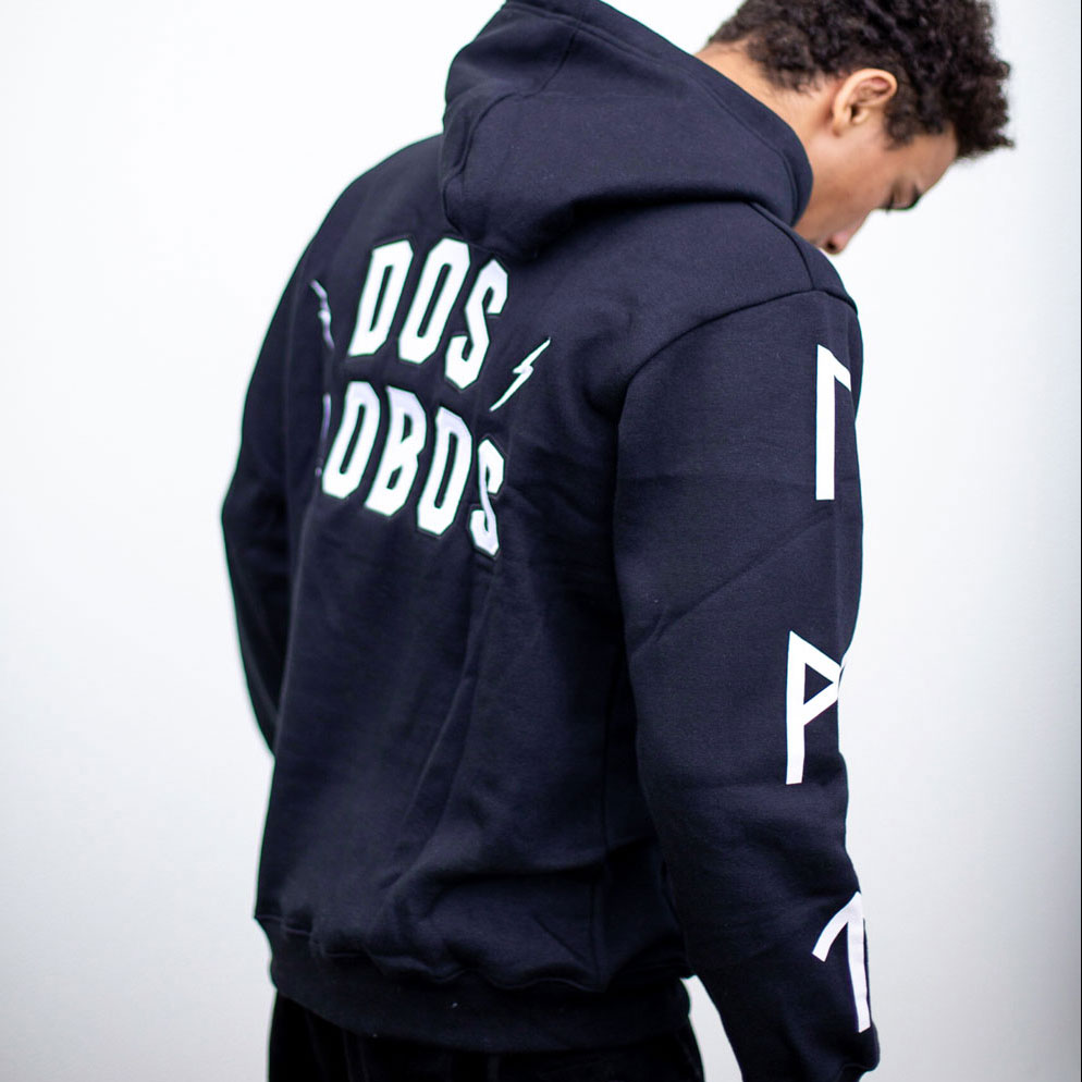 Savage Wolves - BLACK Cotton Fleece Hoodie