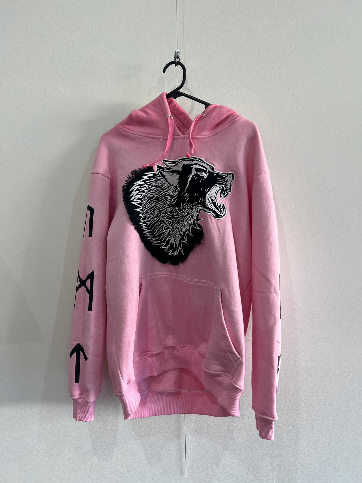 Savage Wolves - ROSE FADE - Cotton Fleece Hoodie