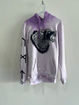 Savage Wolves - PURPLE HAZE - Cotton Fleece Hoodie