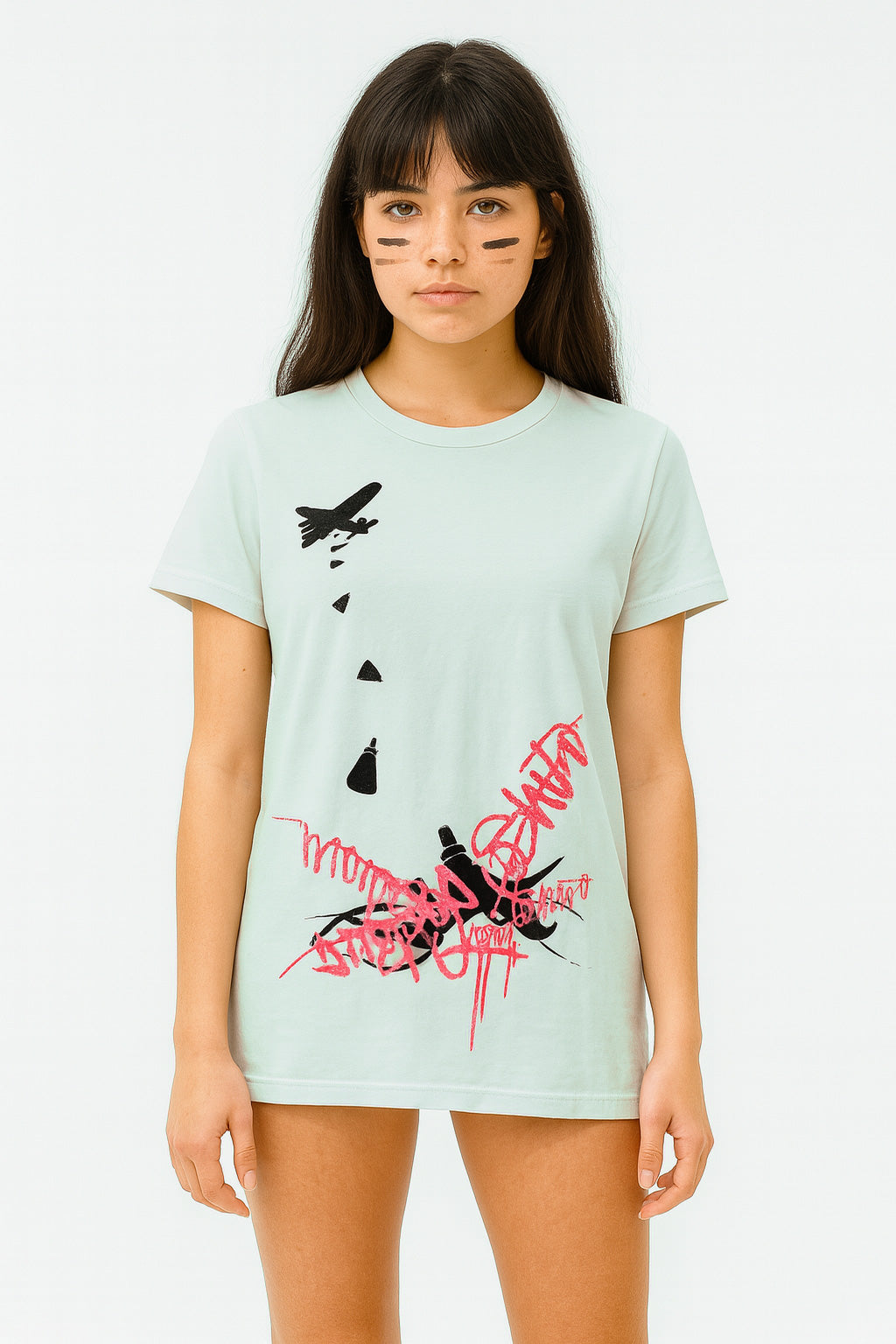 Bleach Bomb - IOSHVA Women's T-Shirt - Baby Blue