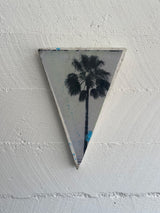 Cyan Solitude - Triangular Pendant