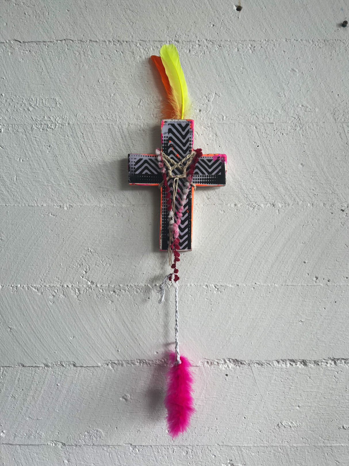 Neon Hallucination - Cross Mini