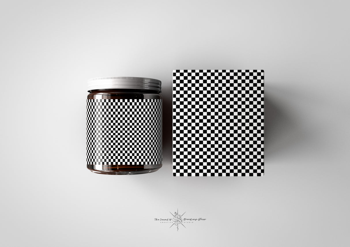 Amber Cosmetics Jar & Box Mock-Up