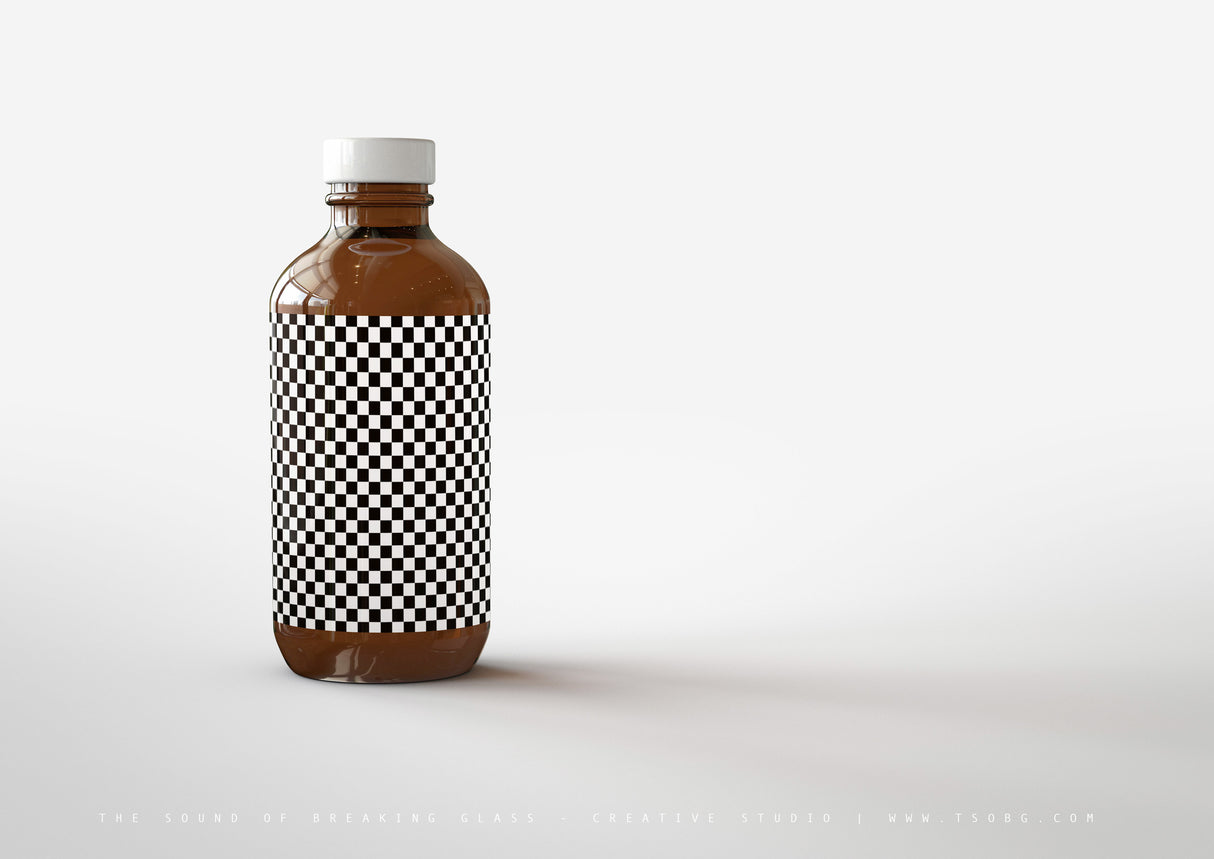 Amber Cosmetics | Medical Bottle Mock-Up