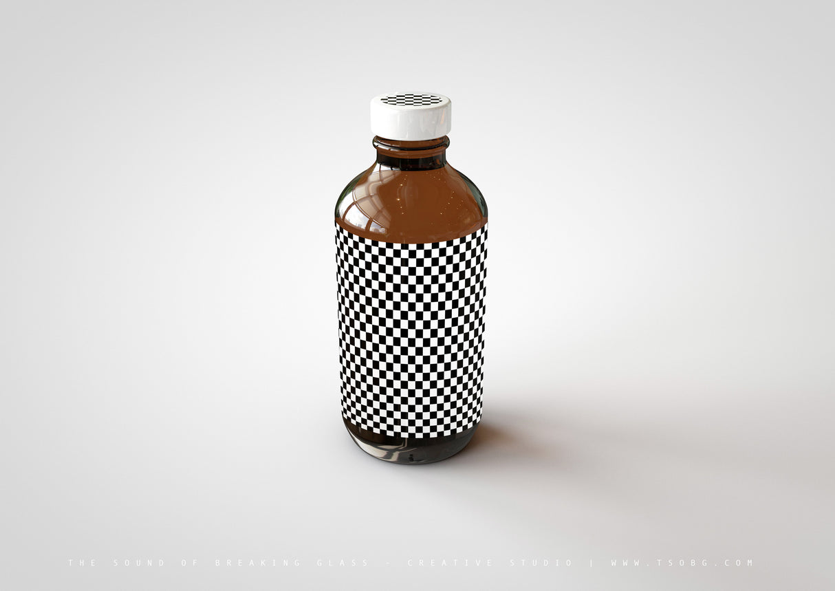 Amber Cosmetics | Medical Bottle Mock-Up