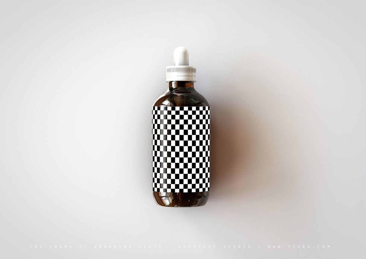 Amber Cosmetics | Medical | Dropper Bottle Mock-Up