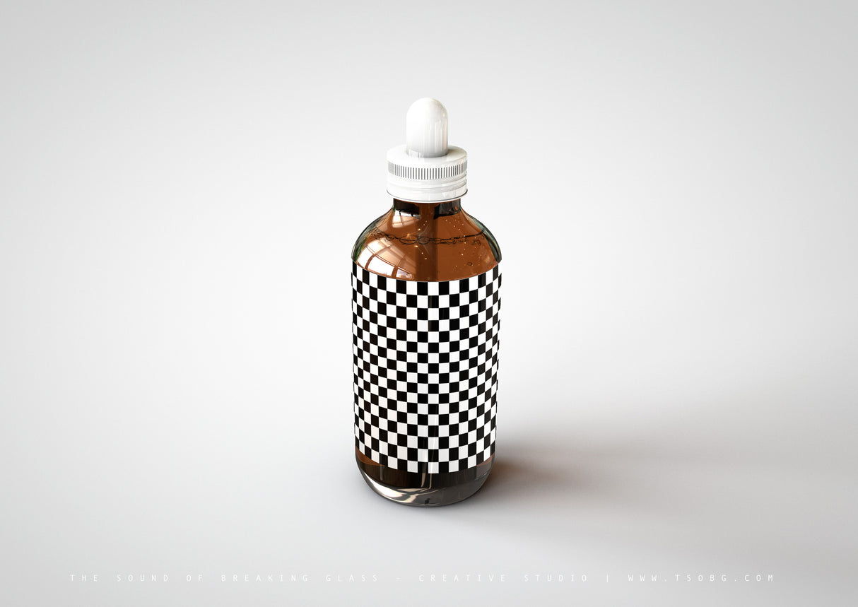 Amber Cosmetics | Medical | Dropper Bottle Mock-Up