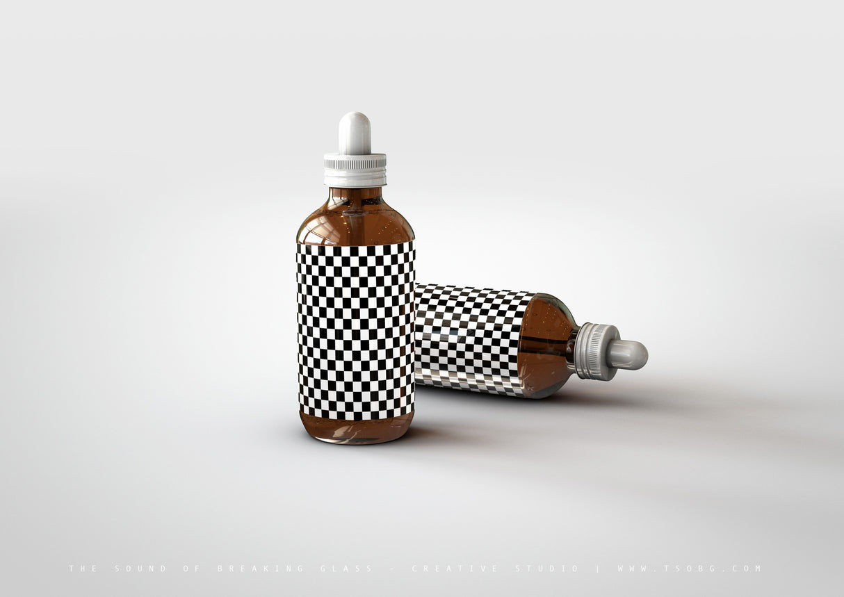 Amber Cosmetics | Medical | Dropper Bottle Mock-Up