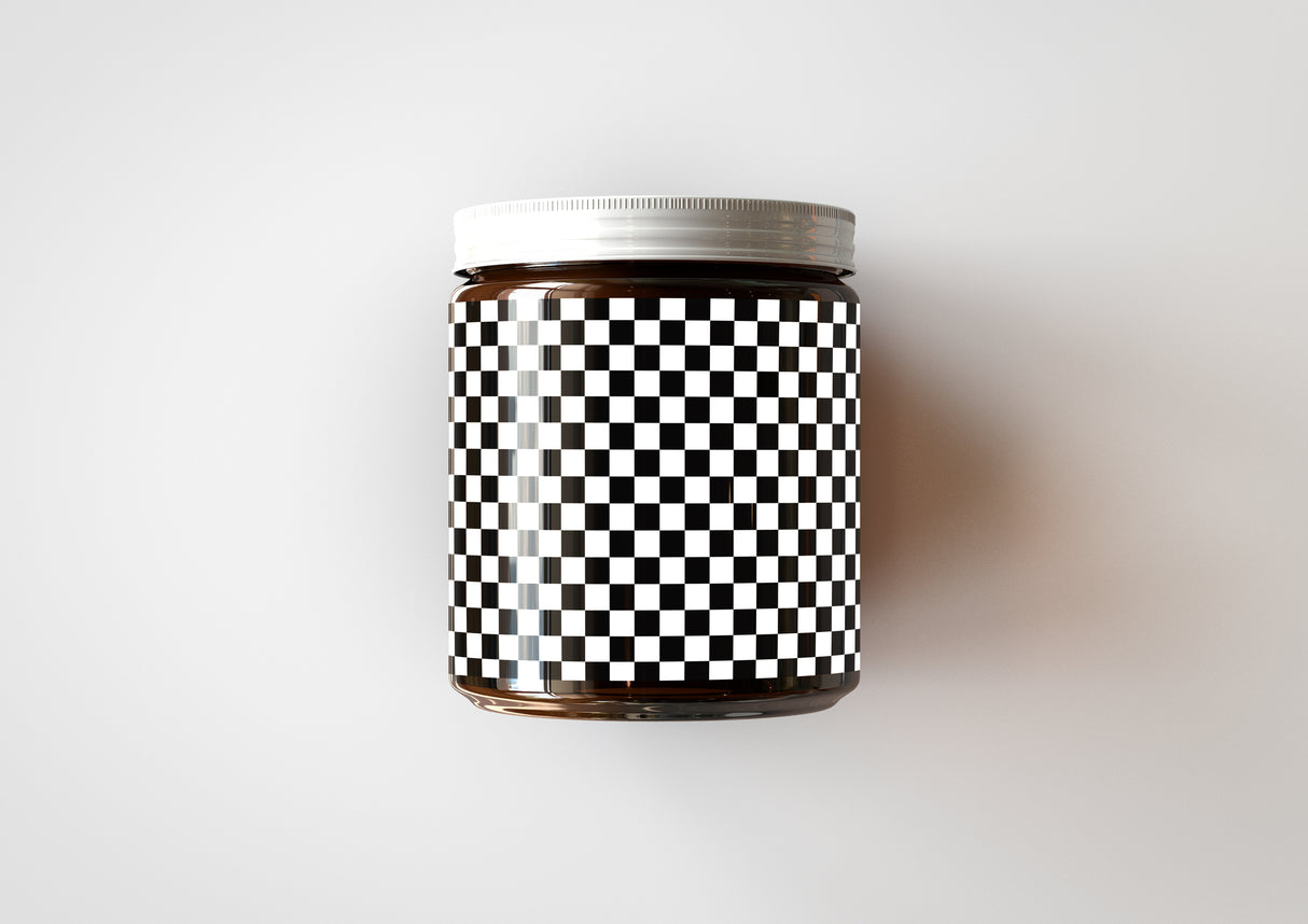 Amber Cosmetics Pot | Beauty Pot Mock-Up | Glass Jar Mock-Up