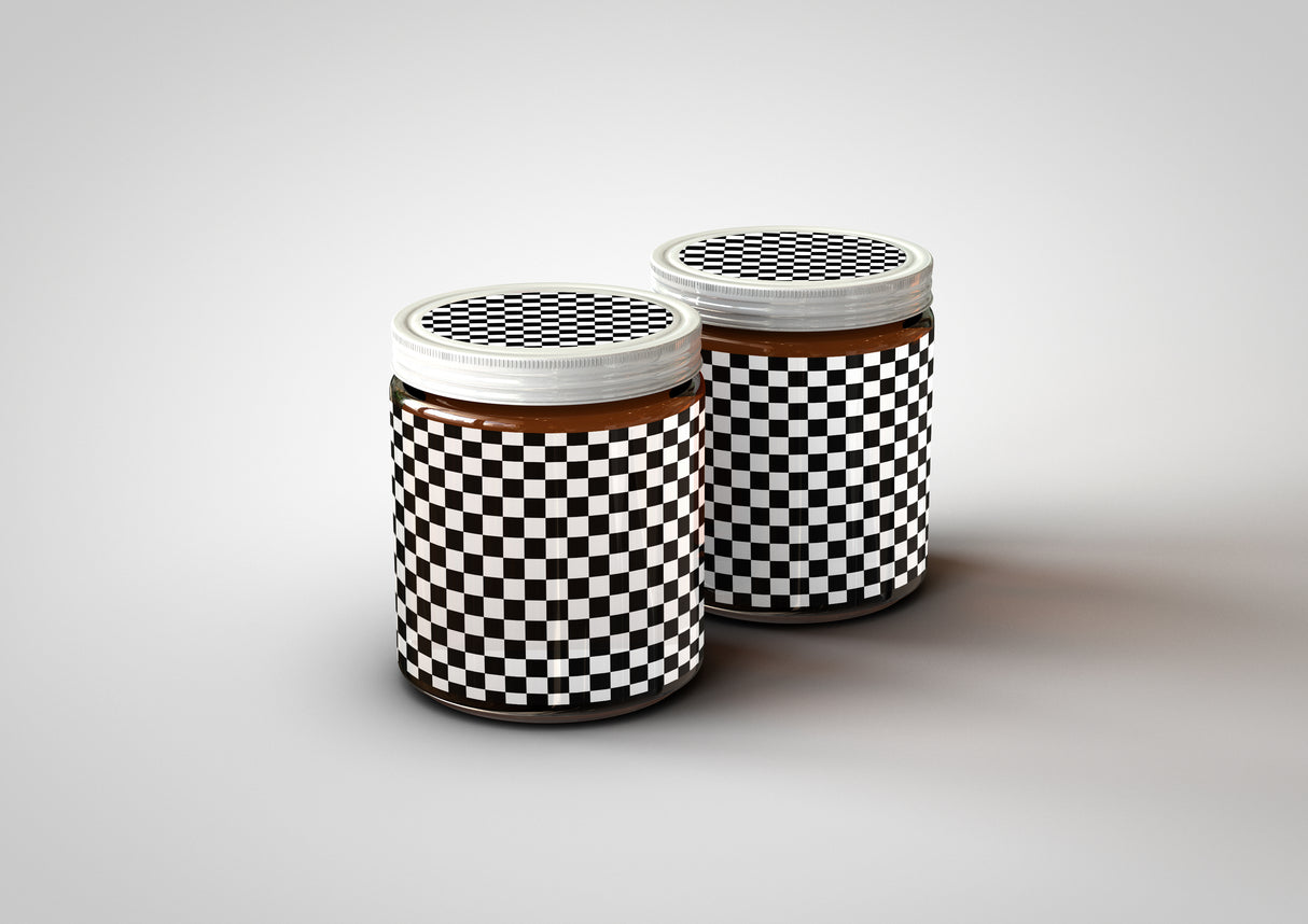 Amber Cosmetics Pot | Beauty Pot Mock-Up | Glass Jar Mock-Up