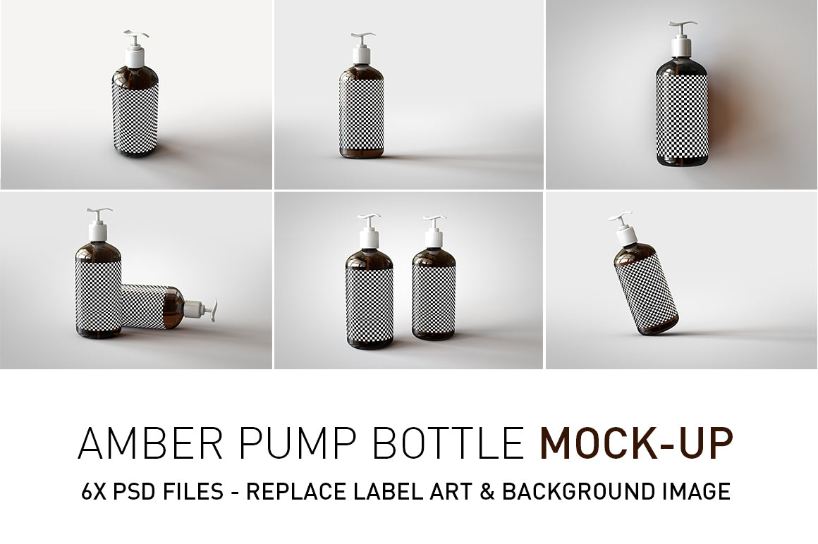 Amber Cosmetics | Medical | Dropper Bottle Mock-Up