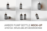 Amber Cosmetics | Medical | Dropper Bottle Mock-Up