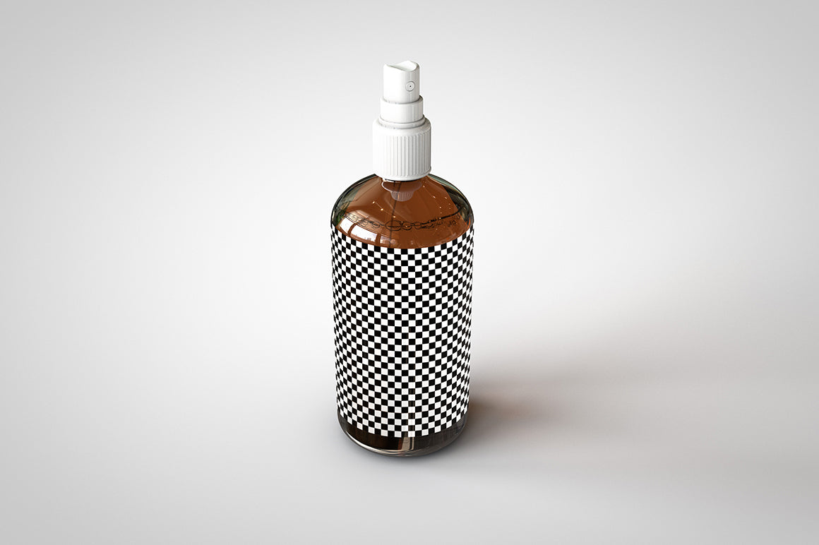 Amber Spray | Mist | Spritzer Bottle Mock-Up