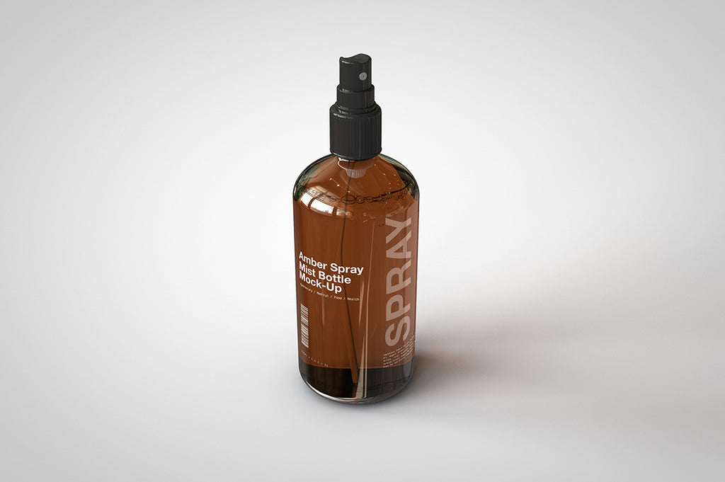 Amber Spray | Mist | Spritzer Bottle Mock-Up