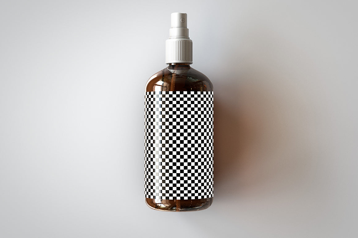 Amber Spray | Mist | Spritzer Bottle Mock-Up