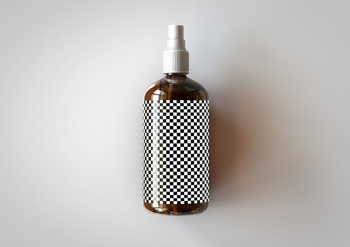 Amber Mist | Hair Spray | Spritzer Bottle Mock-Up