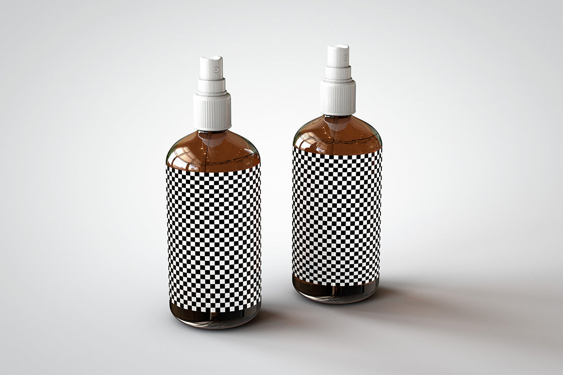 Amber Spray | Mist | Spritzer Bottle Mock-Up