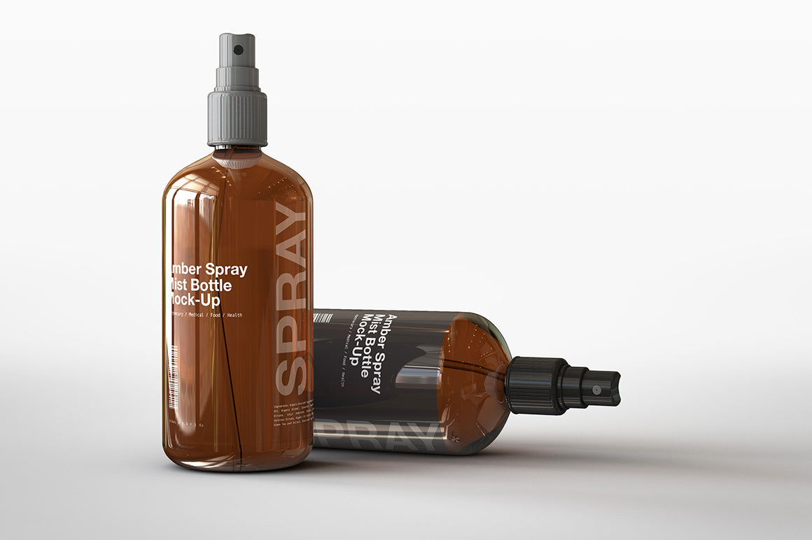 Amber Spray | Mist | Spritzer Bottle Mock-Up