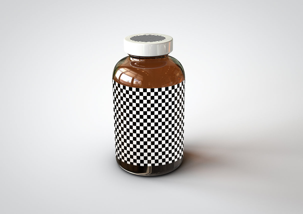 Amber Supplement | Pills Bottle Mock-Up