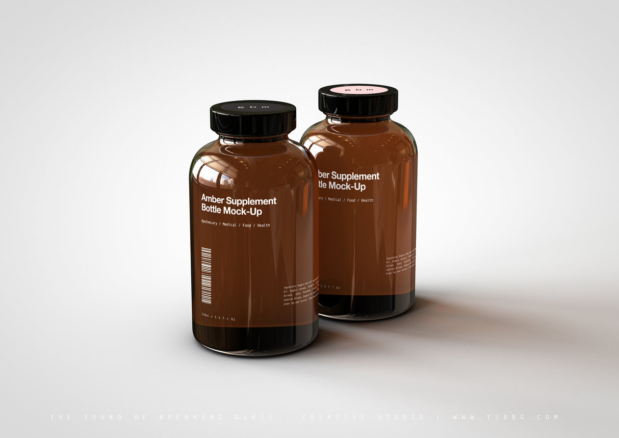 Vitamins | Supplement | Pill Bottle Mock-Up