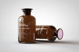 Amber Glass Apothecary Bottle | Jar Mock-Up | Miron Glas Viollet