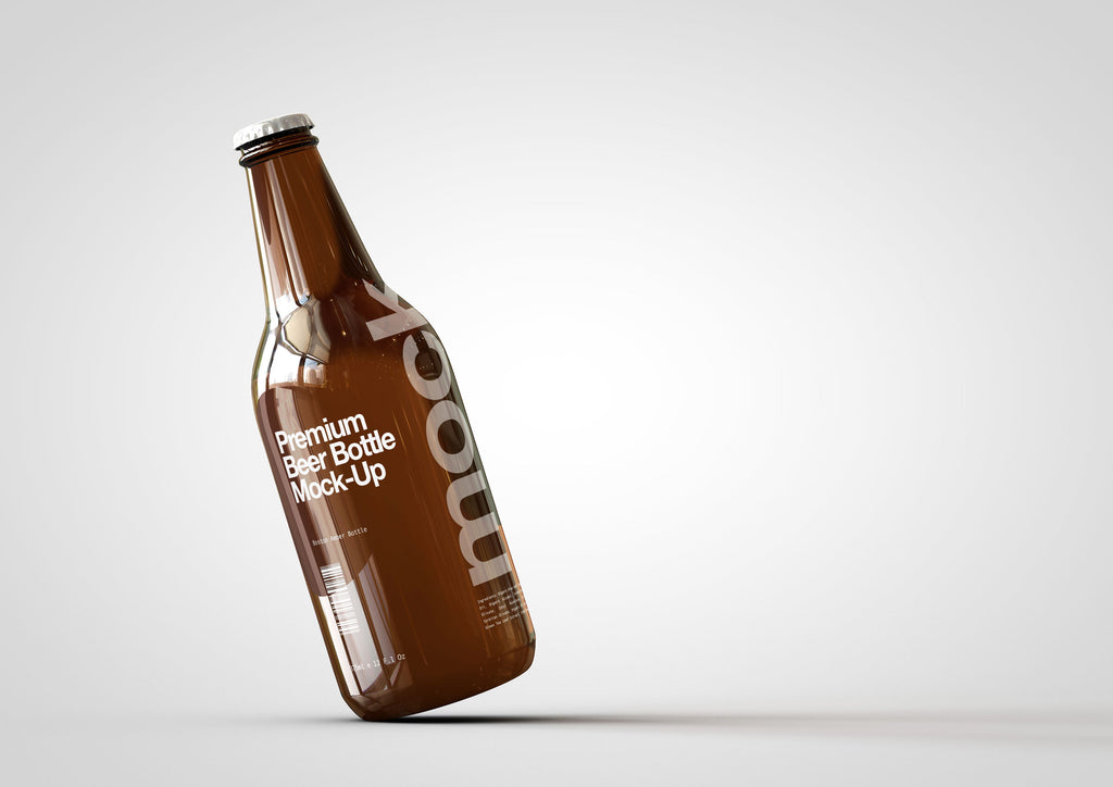Craft Beer Bottle Mock-Up | Lager Bottle Mock-Up | 330ml | 11 Fl Oz