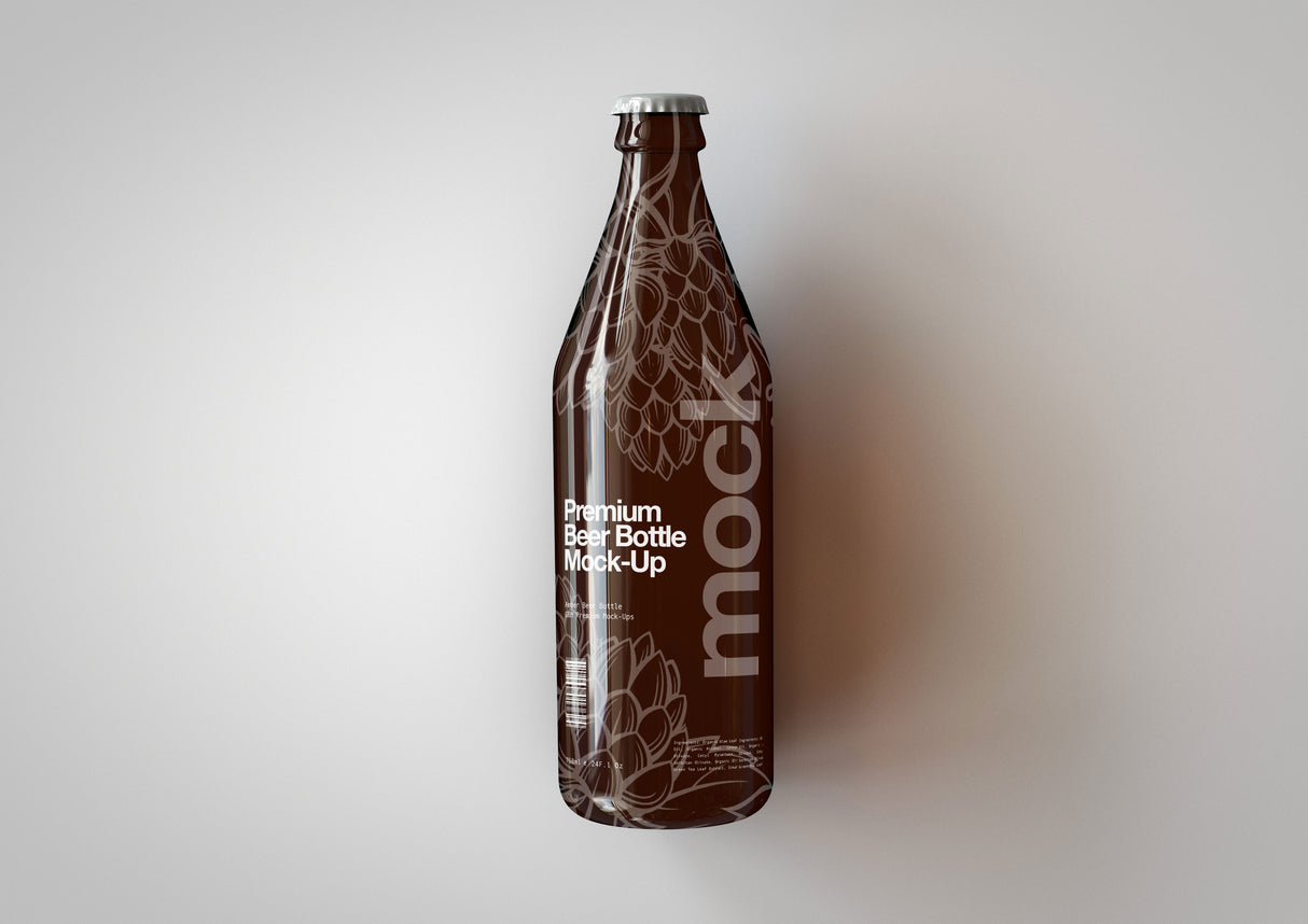 Longneck Beer Bottle Mock-Up