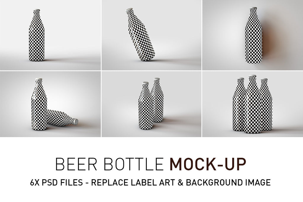 Longneck Beer Bottle Mock-Up