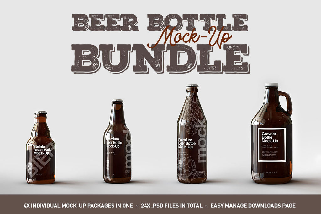 Beer Bottle Mock-Up Bundle