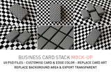 Business Card Stack Mock-Up | Deck Of Cards Mock-Up