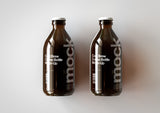 Cold Brew Coffee Bottle Mock-UpCold Brew Coffee Bottle Mock-Up | Stubby Beer Bottle Mock-Up