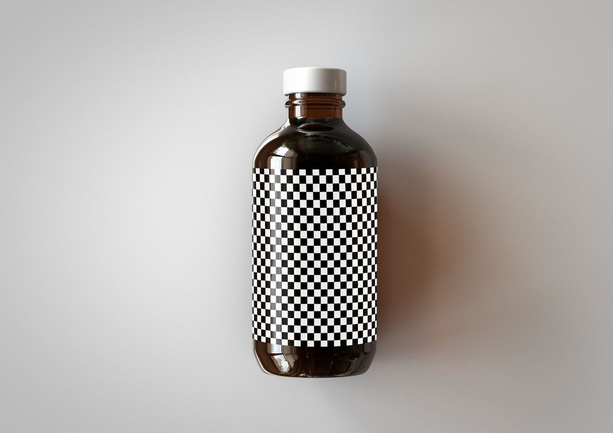 Amber Cosmetics | Medical Bottle Mock-Up