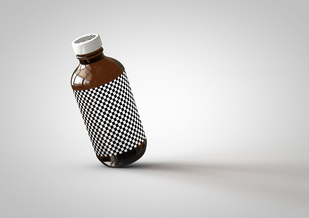 Amber Cosmetics Medical Bottle Mock-Up